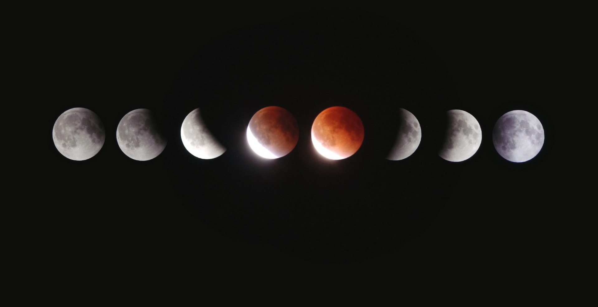 Different moon phases
